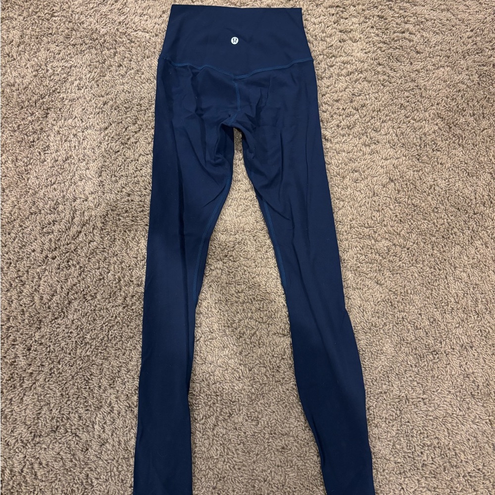 Lululemon Navy High-Waisted Leggings 28’’